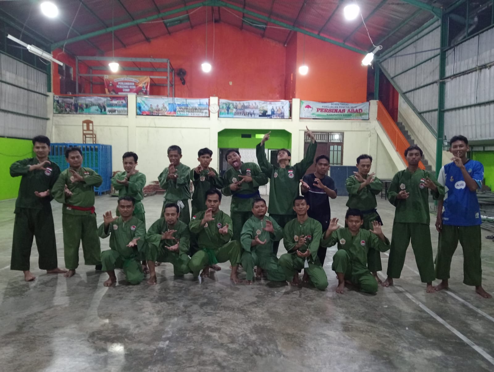 Latihan Bersama ASAD Ilmu Seni Beladiri Pelatih dan Asisten Pelatih Kabupaten Bekasi