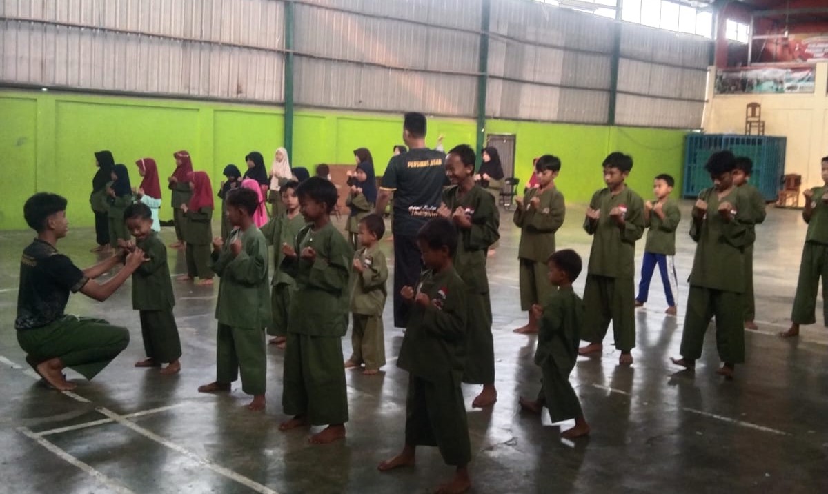 Latihan dan Penderesan ASAD Ilmu Seni Beladiri Usia Dini Berlangsung Penuh Semangat