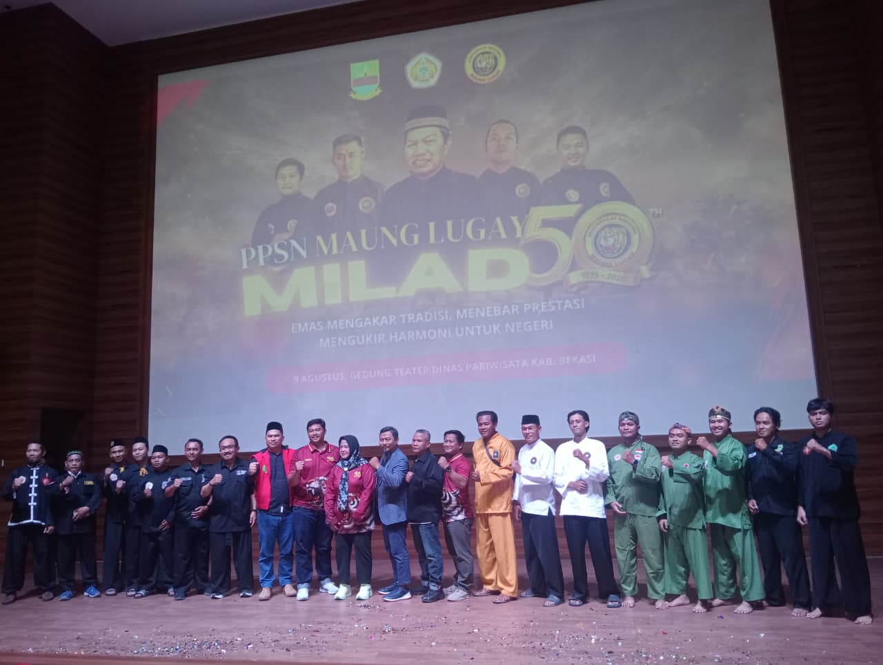 PERSINAS ASAD Kabupaten Bekasi Hadiri Undangan Milad Ke-50 PPSN Maung Lugay Tahun 2026